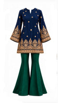 Navy & Emerald Set